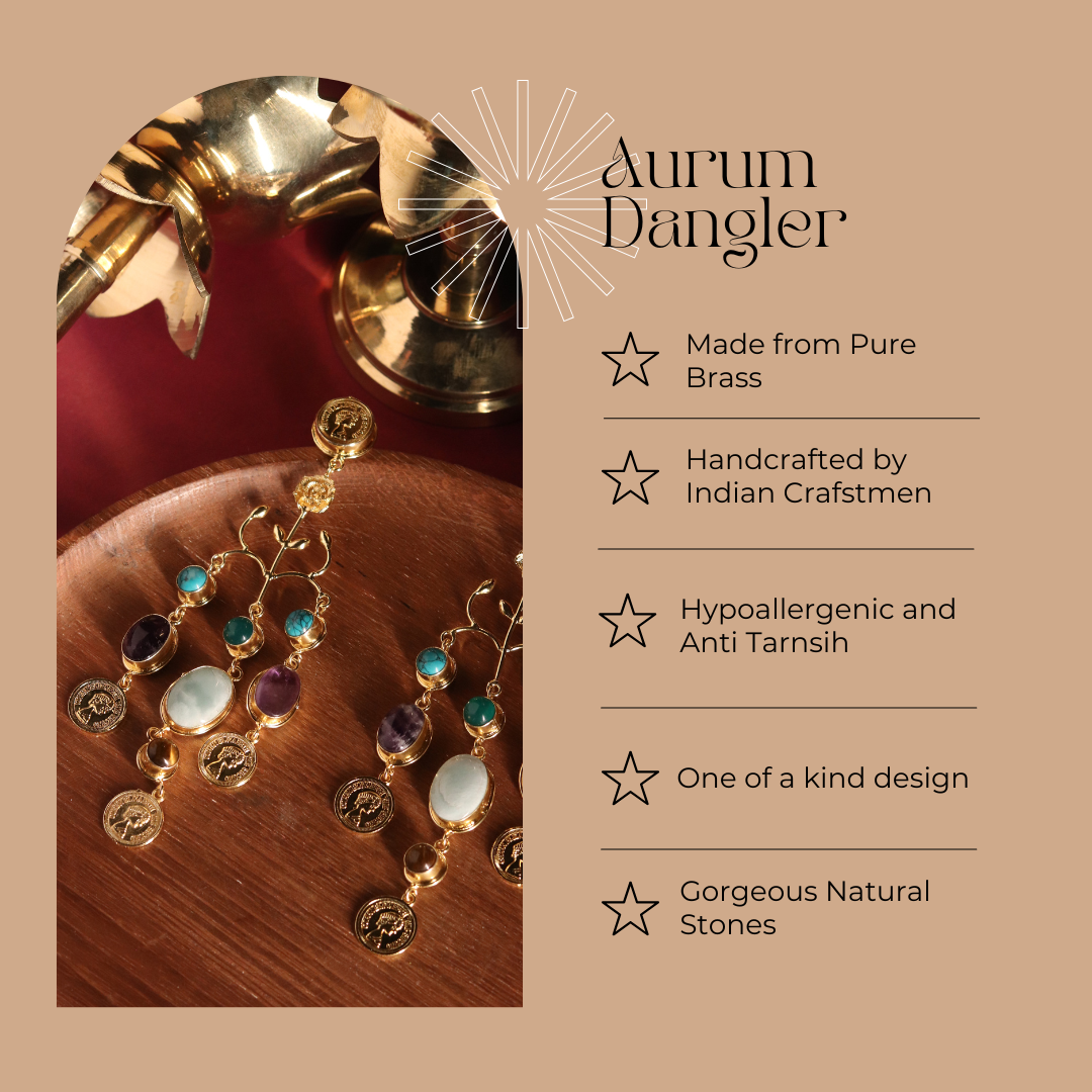 Aurum Multistone Dangler