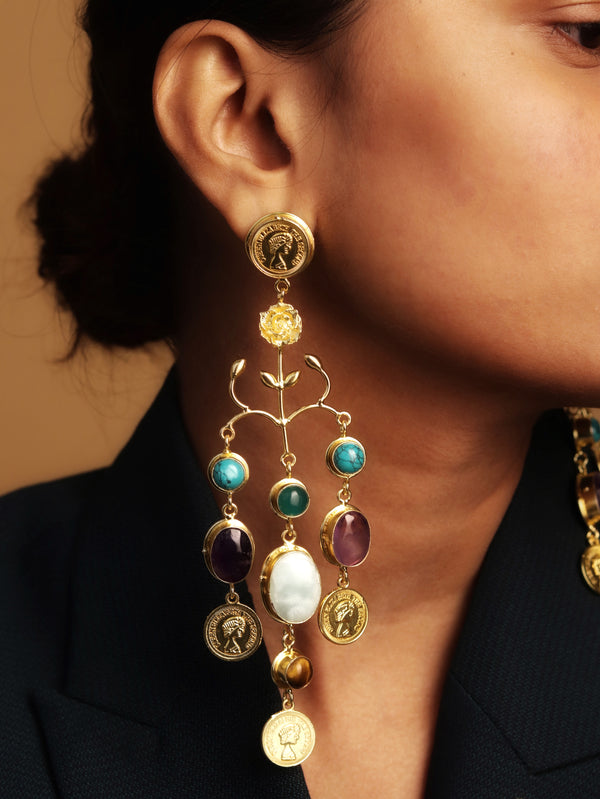 Aurum Multistone Dangler