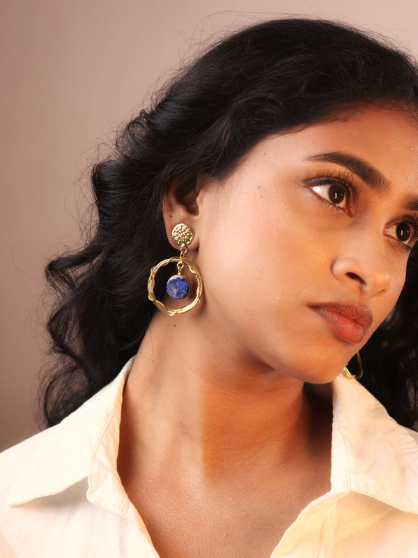 Imrie Lapis Lazuli Earring