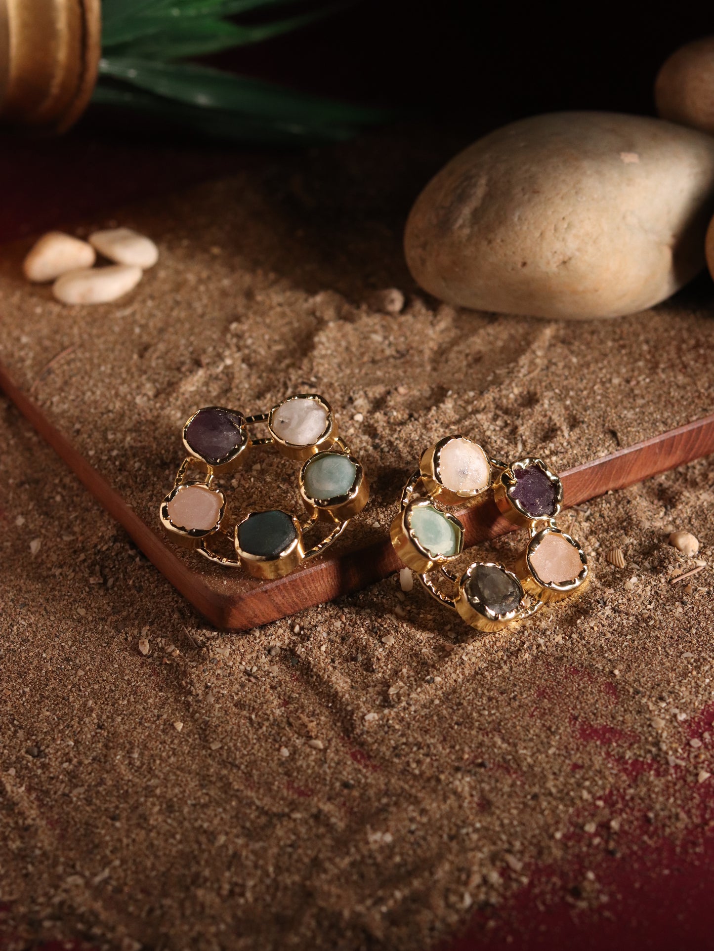 Quinn wheel Earring
