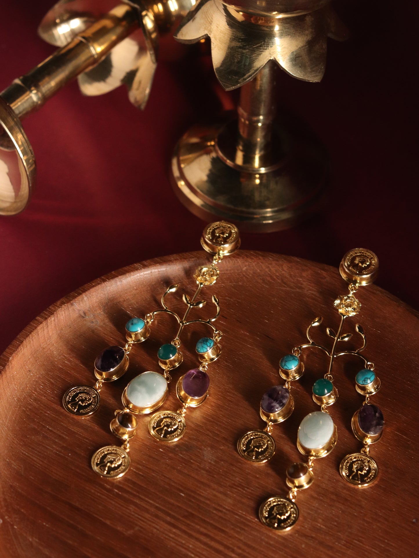 Aurum Multistone Dangler