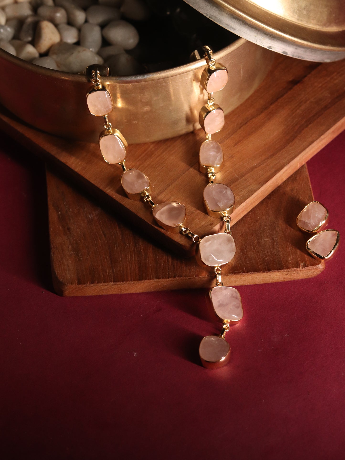 Kay rose quartz set