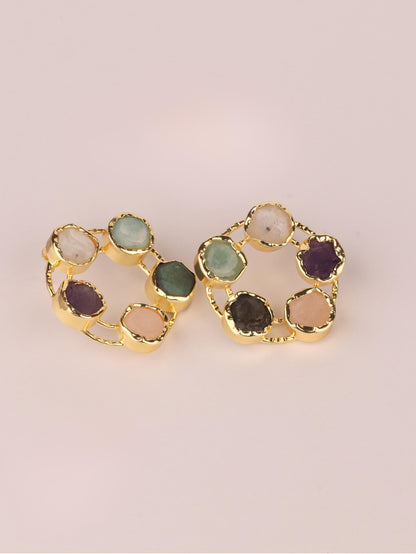 Quinn wheel Earring