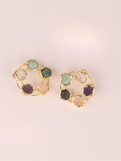 Quinn wheel Earring