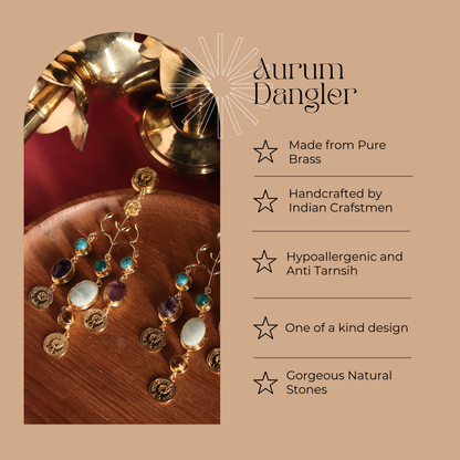 Aurum Multistone Dangler