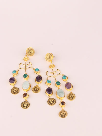 Aurum Multistone Dangler